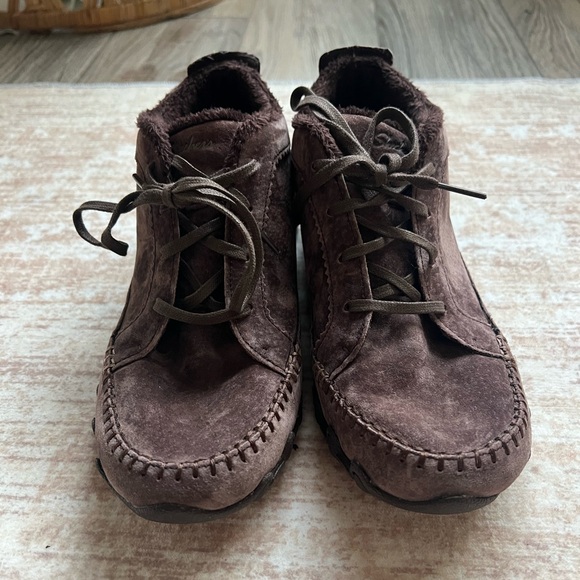 Sketchers Bikers Suede Ankle Boot sz 7.5 - Picture 3 of 6
